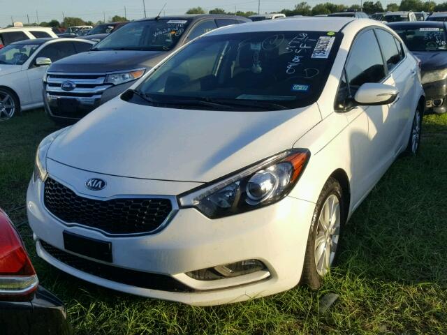 KNAFX4A85E5052006 - 2014 KIA FORTE WHITE photo 2