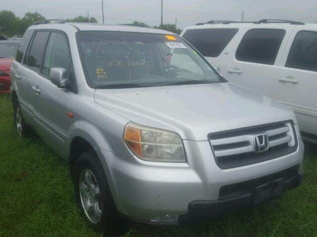 5FNYF28726B028732 - 2006 HONDA PILOT EX SILVER photo 1