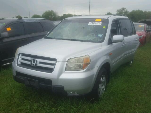 5FNYF28726B028732 - 2006 HONDA PILOT EX SILVER photo 2