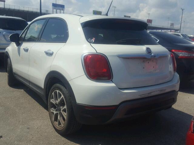 ZFBCFXCT0GP332819 - 2016 FIAT 500X TREKK WHITE photo 3