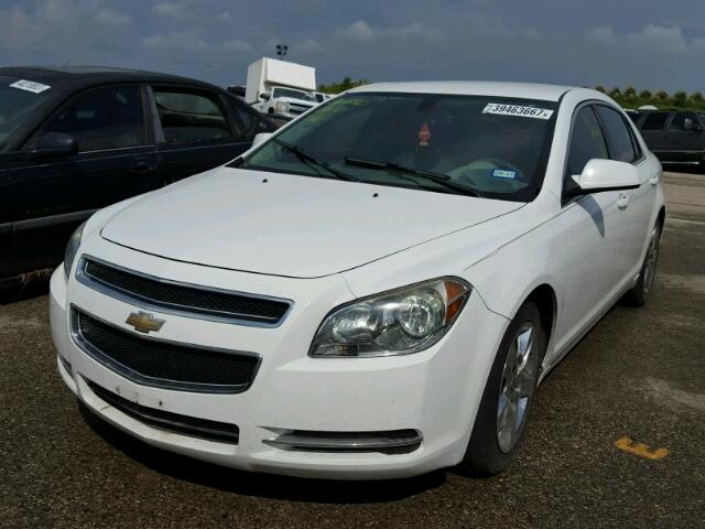 1G1ZC5EB1AF180991 - 2010 CHEVROLET MALIBU 1LT WHITE photo 2