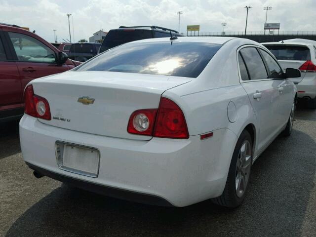 1G1ZC5EB1AF180991 - 2010 CHEVROLET MALIBU 1LT WHITE photo 4