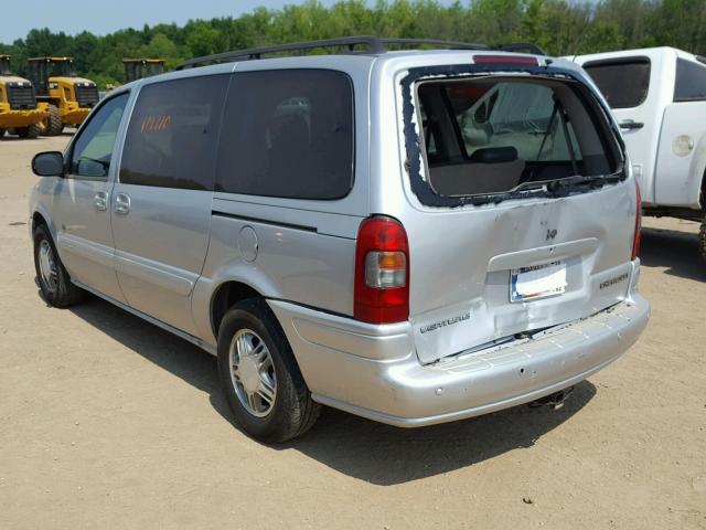 1GNDX13E92D168443 - 2002 CHEVROLET VENTURE LU SILVER photo 3