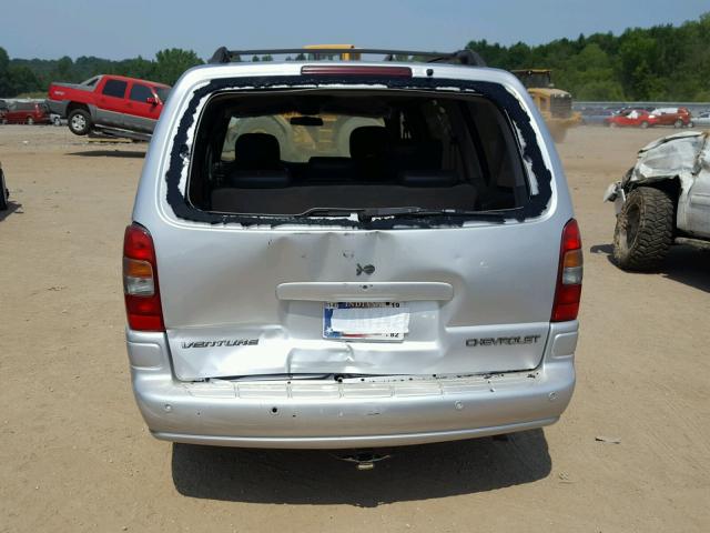 1GNDX13E92D168443 - 2002 CHEVROLET VENTURE LU SILVER photo 9