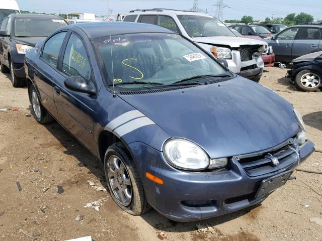 1B3ES46C22D502854 - 2002 DODGE NEON SE BLUE photo 1