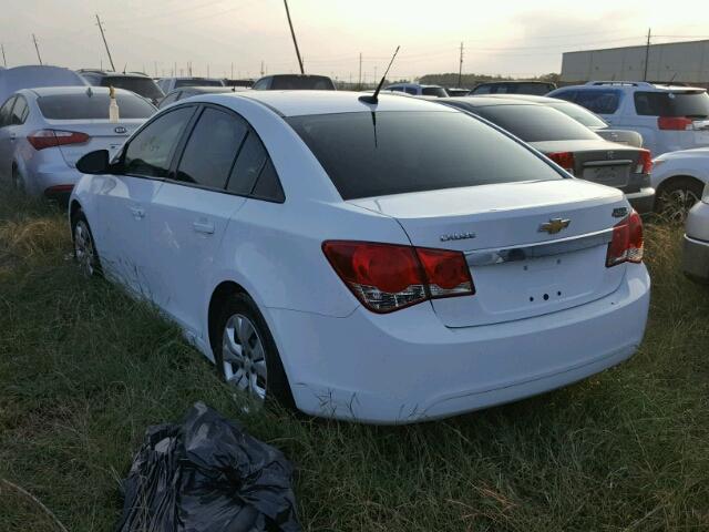 1G1PA5SH9E7238867 - 2014 CHEVROLET CRUZE WHITE photo 3