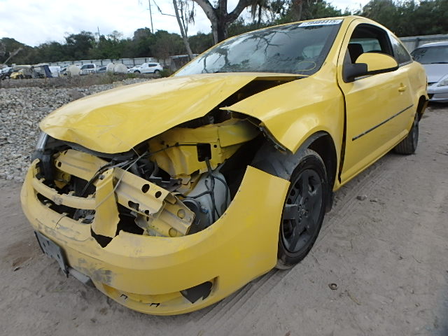 1G1AL15FX77338336 - 2007 CHEVROLET COBALT LT YELLOW photo 2