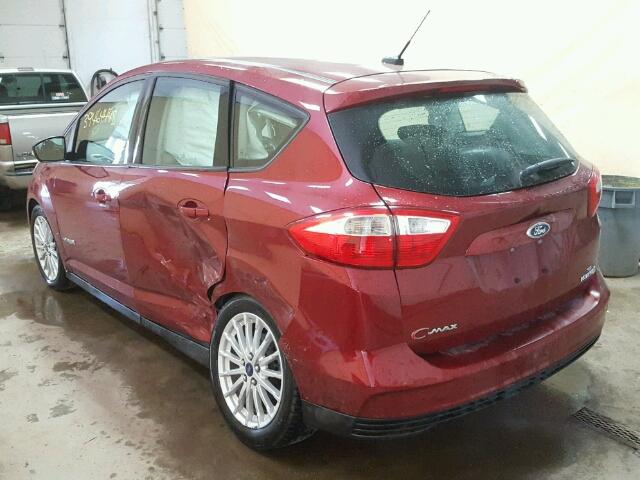 1FADP5AU9DL523572 - 2013 FORD C-MAX SE RED photo 3