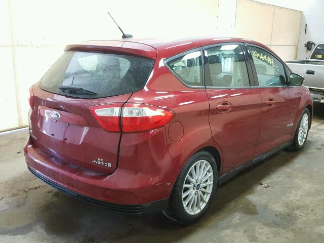 1FADP5AU9DL523572 - 2013 FORD C-MAX SE RED photo 4