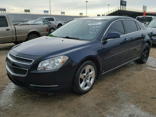 1G1ZH57B49F260876 - 2009 CHEVROLET MALIBU BLUE photo 2