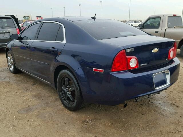 1G1ZH57B49F260876 - 2009 CHEVROLET MALIBU BLUE photo 3