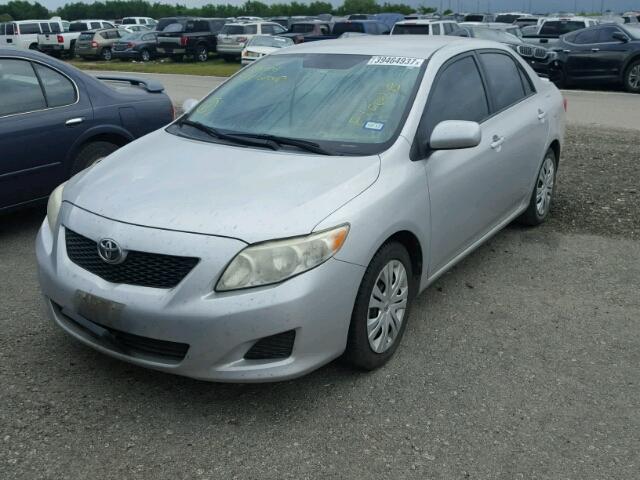 JTDBL40E79J025360 - 2009 TOYOTA COROLLA BA SILVER photo 2