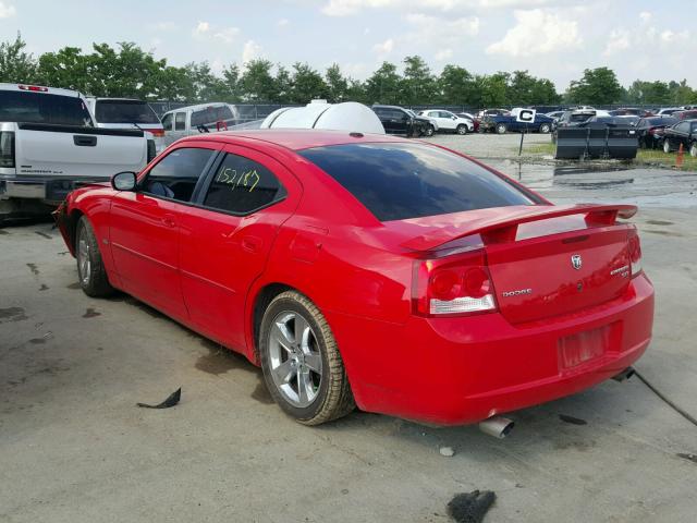 2B3CA3CV5AH115811 - 2010 DODGE CHARGER SX RED photo 3