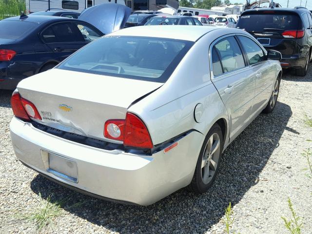 1G1ZC5E10BF385436 - 2011 CHEVROLET MALIBU 1LT SILVER photo 4