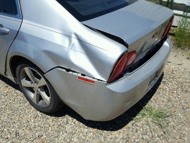 1G1ZC5E10BF385436 - 2011 CHEVROLET MALIBU 1LT SILVER photo 9