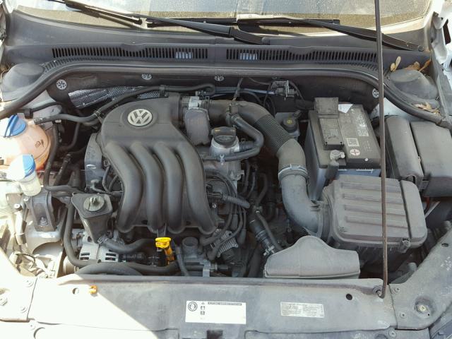 3VW2K7AJ7DM221484 - 2013 VOLKSWAGEN JETTA BASE Սպիտակ լուսանկար 7