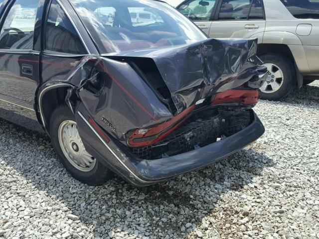 2G4WB55L5R1410150 - 1994 BUICK REGAL CUST GRAY photo 9