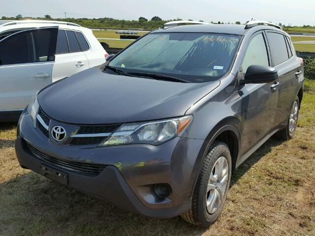 JTMZFREV4FJ024397 - 2015 TOYOTA RAV4 LE GRAY photo 2