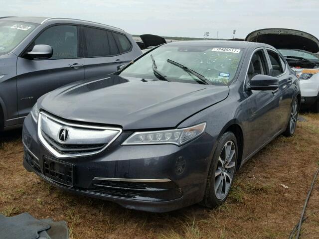 19UUB2F53FA023240 - 2015 ACURA TLX GRAY photo 2