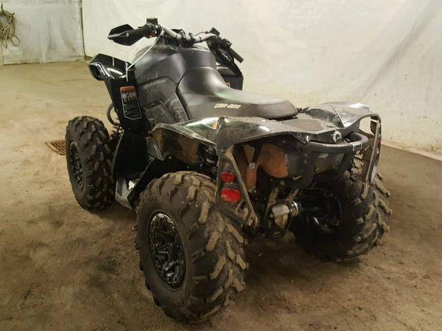 3JBMXAX2XHJ000644 - 2017 CAN-AM RENEGADE X 黑色 照片 3