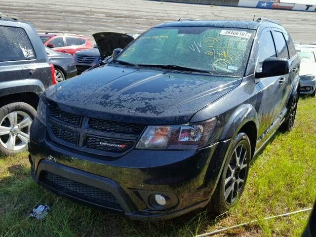 3C4PDCBG1GT139243 - 2016 DODGE JOURNEY BLACK photo 2