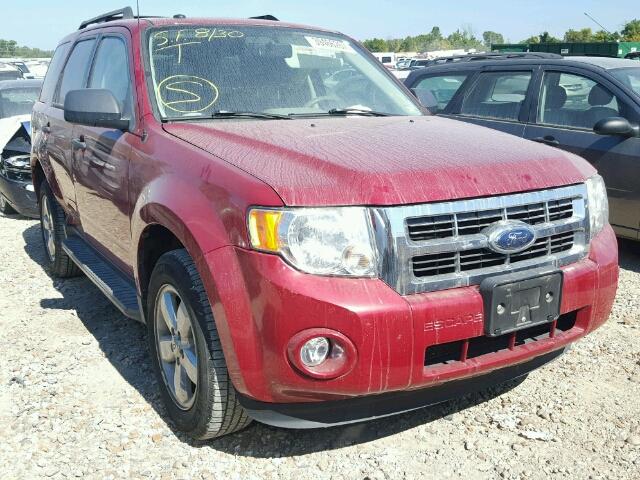 1FMCU0D78AKA33046 - 2010 FORD ESCAPE XLT RED photo 1