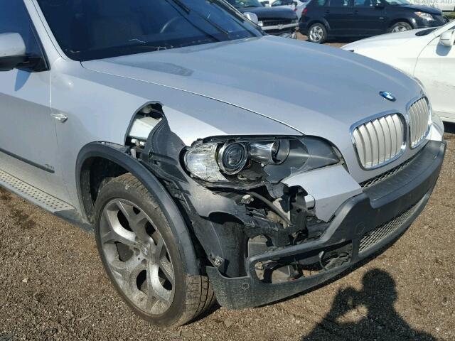 5UXFE83548L164104 - 2008 BMW X5 4.8I SILVER photo 9