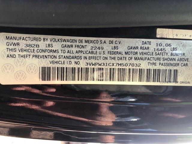 3VWPW31CX7M507032 - 2007 VOLKSWAGEN NEW BEETLE 黑色 照片 10
