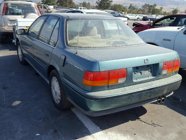 JHMCB7679PC050844 - 1993 HONDA ACCORD GREEN photo 3