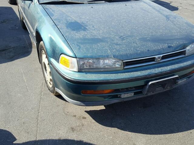 JHMCB7679PC050844 - 1993 HONDA ACCORD GREEN photo 9