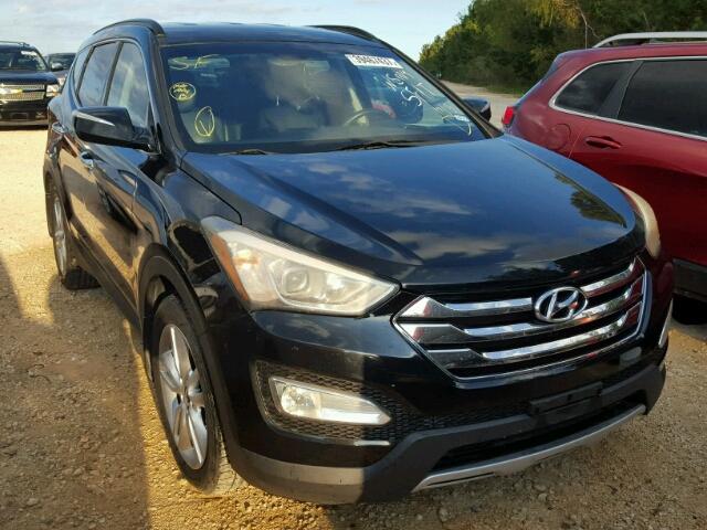 5XYZU3LA4DG089704 - 2013 HYUNDAI SANTA FE S BLACK photo 1