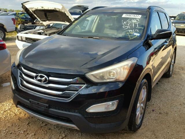 5XYZU3LA4DG089704 - 2013 HYUNDAI SANTA FE S BLACK photo 2