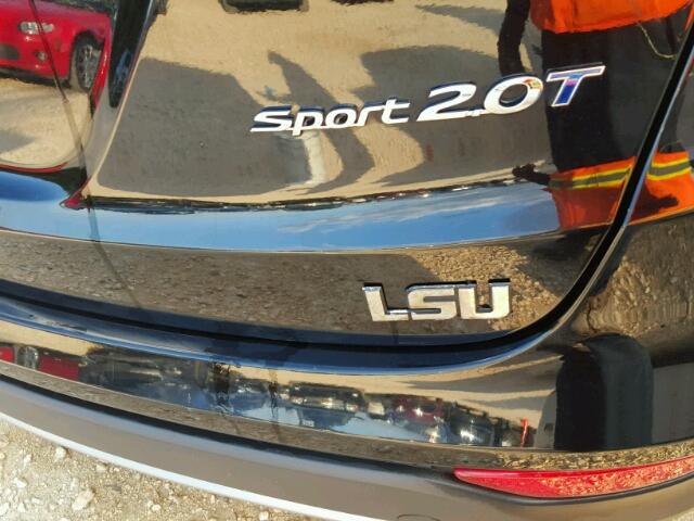 5XYZU3LA4DG089704 - 2013 HYUNDAI SANTA FE S BLACK photo 9