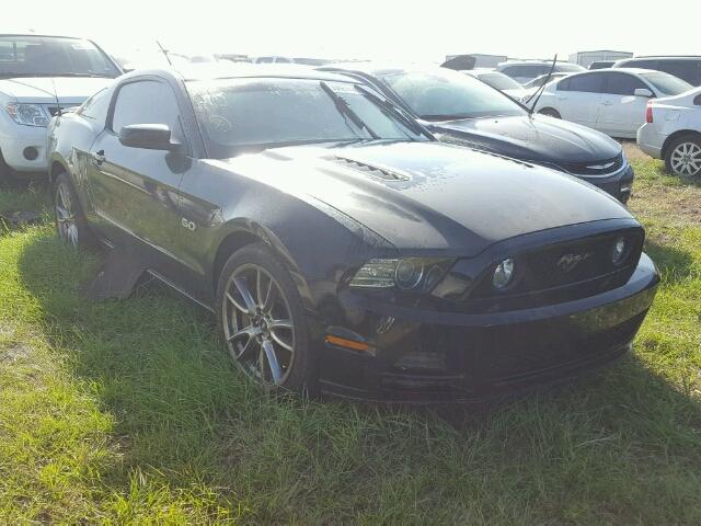 1ZVBP8CF5D5213650 - 2013 FORD MUSTANG BLACK photo 1