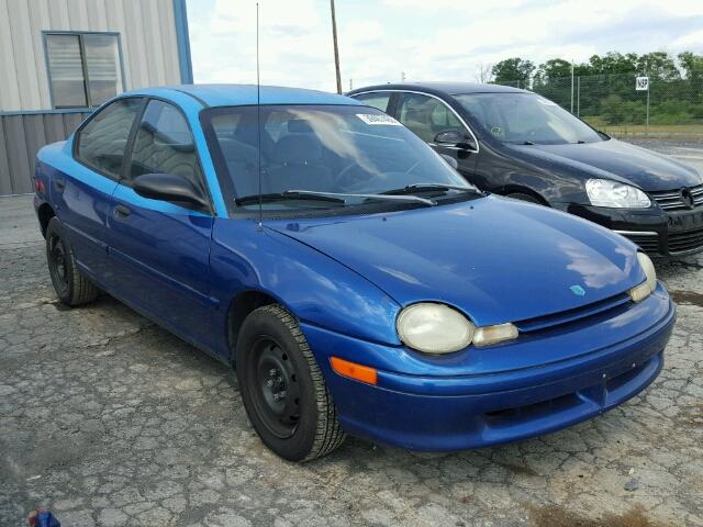 3B3ES47C4VT575723 - 1997 DODGE NEON HIGHL BLUE photo 1