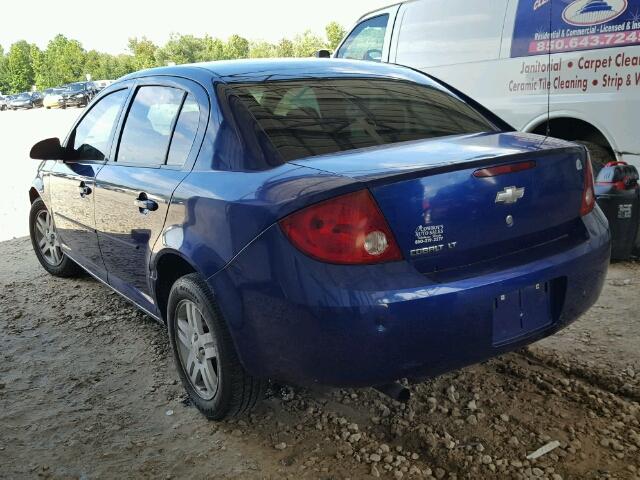 1G1AL55F867848920 - 2006 CHEVROLET COBALT LT BLUE photo 3