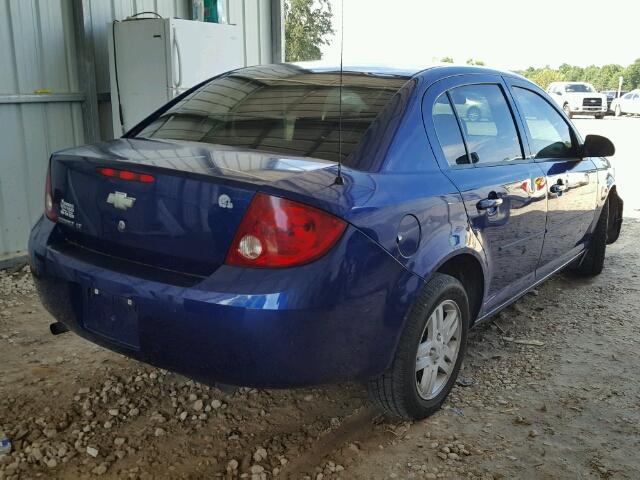 1G1AL55F867848920 - 2006 CHEVROLET COBALT LT BLUE photo 4