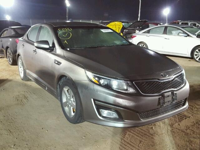 5XXGM4A79FG482979 - 2015 KIA OPTIMA BROWN photo 1