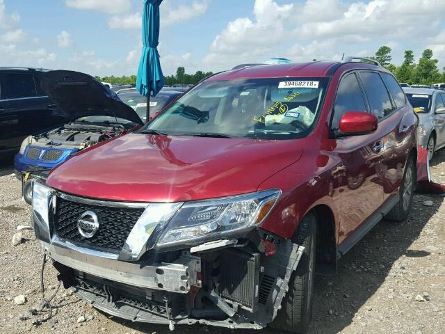 5N1AR2MN8GC649996 - 2016 NISSAN PATHFINDER წითელი ფოტო 2