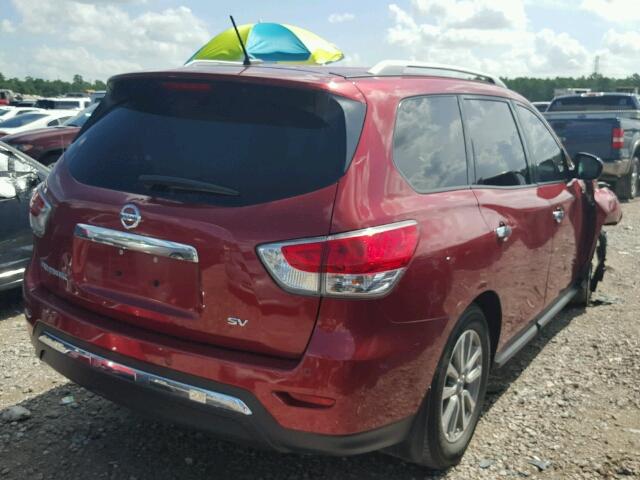 5N1AR2MN8GC649996 - 2016 NISSAN PATHFINDER წითელი ფოტო 4