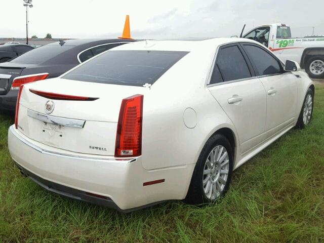 1G6DG5EY8B0125391 - 2011 CADILLAC CTS WHITE photo 4