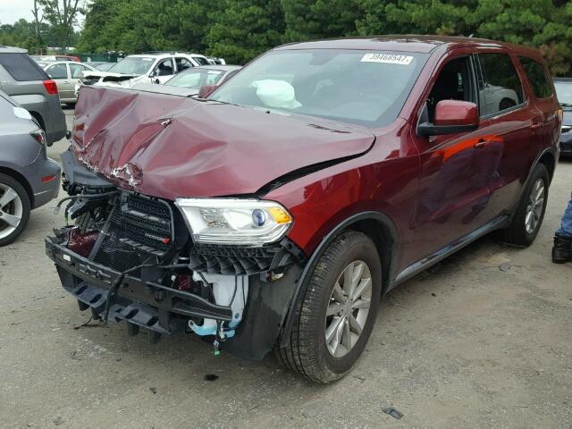 1C4RDHAG5HC736786 - 2017 DODGE DURANGO SX BURGUNDY photo 2