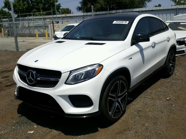 4JGED6EB6JA098711 - 2018 MERCEDES-BENZ GLE COUPE WHITE photo 2