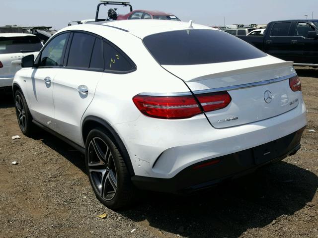 4JGED6EB6JA098711 - 2018 MERCEDES-BENZ GLE COUPE WHITE photo 3