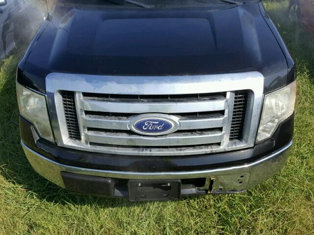 1FTEW1C89AKA39025 - 2010 FORD F150 SUPER BLACK photo 9