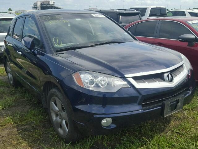 5J8TB18577A015470 - 2007 ACURA RDX TECHNO BLUE photo 1