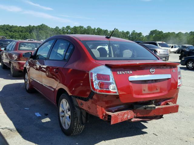 3N1AB6AP3CL718858 - 2012 NISSAN SENTRA 2.0 RED photo 3