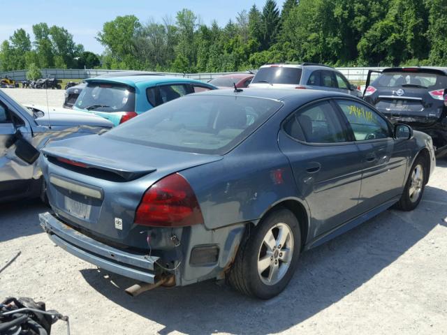 2G2WP552661174217 - 2006 PONTIAC GRAND PRIX BLUE photo 4