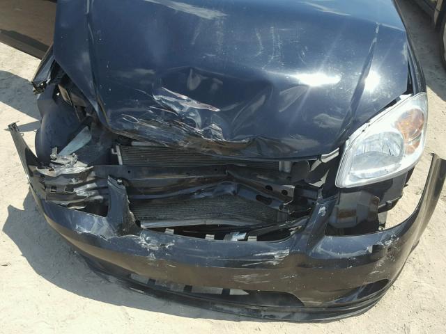 1G1AP11P267765897 - 2006 CHEVROLET COBALT SS BLACK photo 7