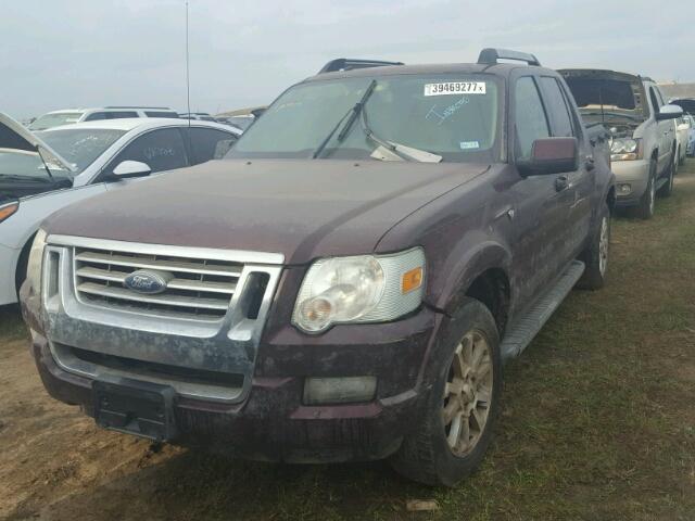 1FMEU53887UA20620 - 2007 FORD EXPLORER S 栗色 照片 2
